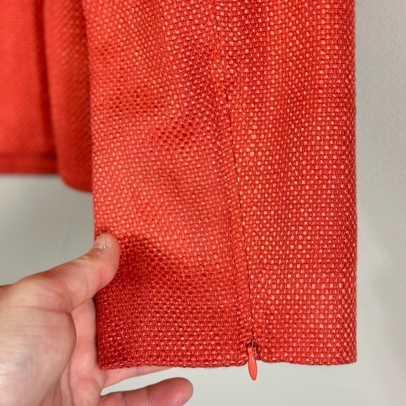 Coldwater creek size 8 orange blazer. 19 p2p 22” length. Zip pockets. Button clo - Picture 11 of 11